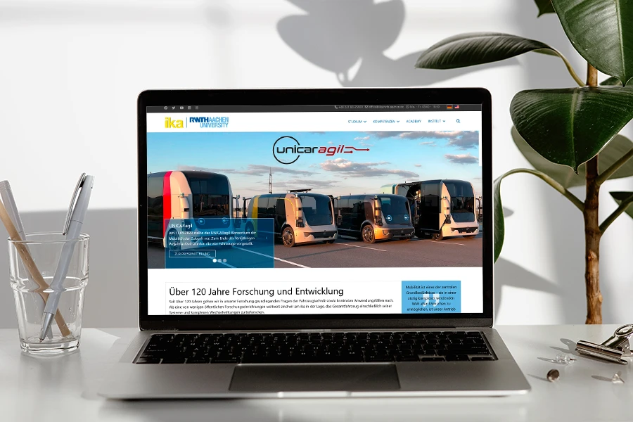 Webseite: Institut für Kraftfahrzeuge